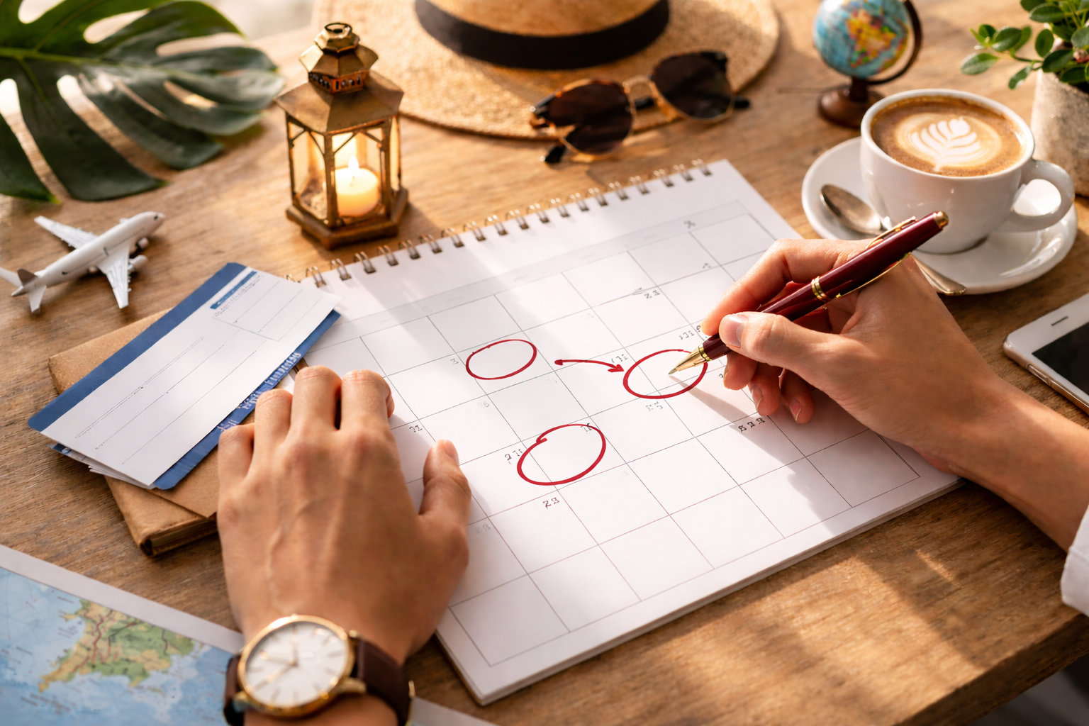 Festival booking pressure calendar